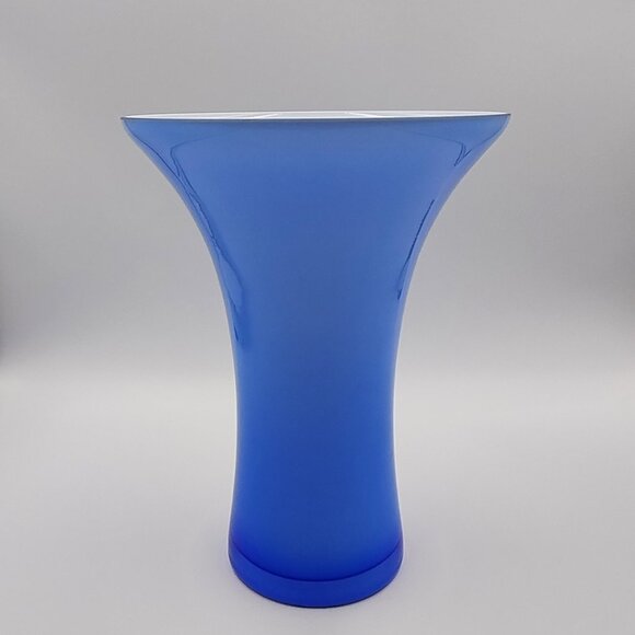 1970s Luxury Blue Vase in Murano Glass by Ca dei Vetrai. Made in Italy - Picture 4 of 9